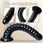 Ribbed DepthMaster XXL Suction Plug 🖤🔥💦
