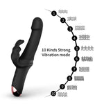 CRIMSON WHISPER – Dual Shock Bunny Vibrator 💋🐰🔥