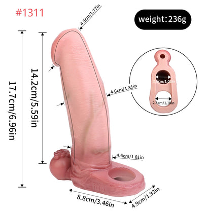 MegaGrip – Thick Boost Vein Sleeve with Ball Harness