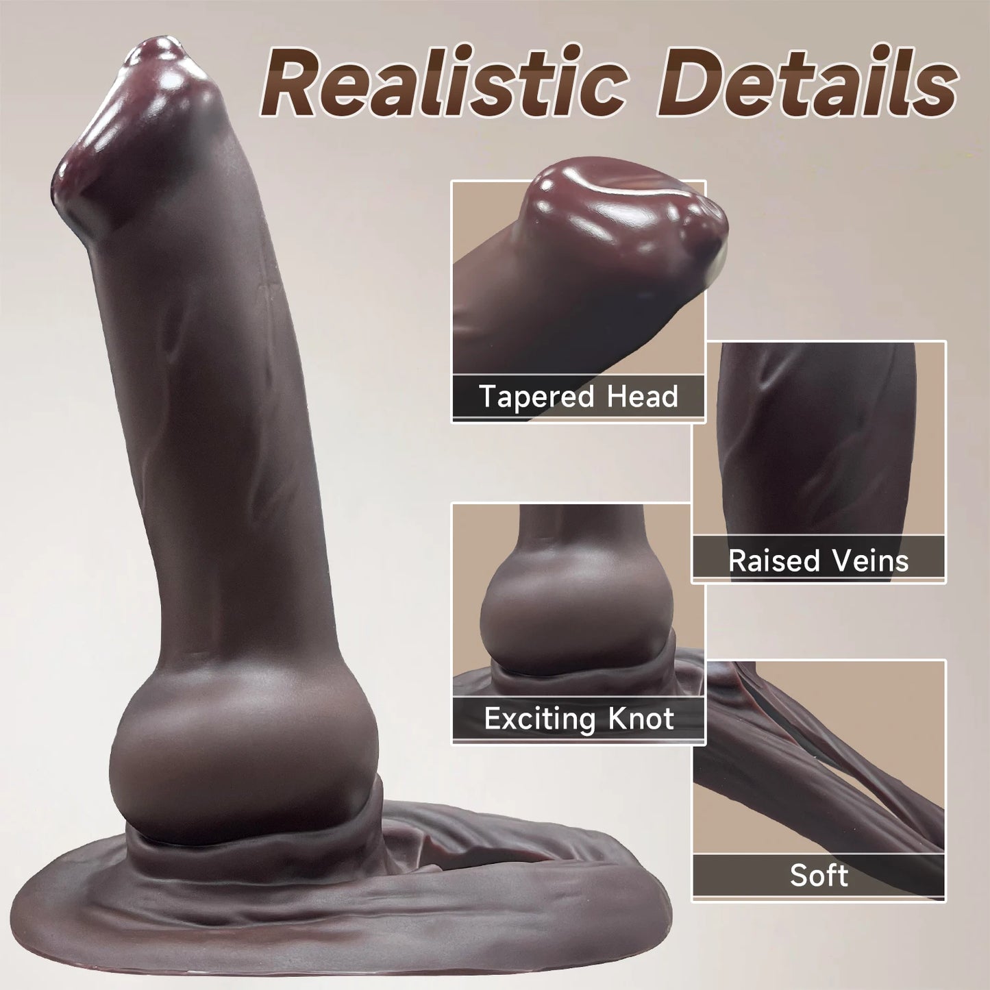 DeepStretch Supreme Cock Sleeve with Testicle Harness 🍫🔥