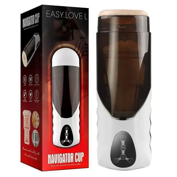 Navigator Cup – Automatic Stroker with Heating & Interactive Voice 🔥