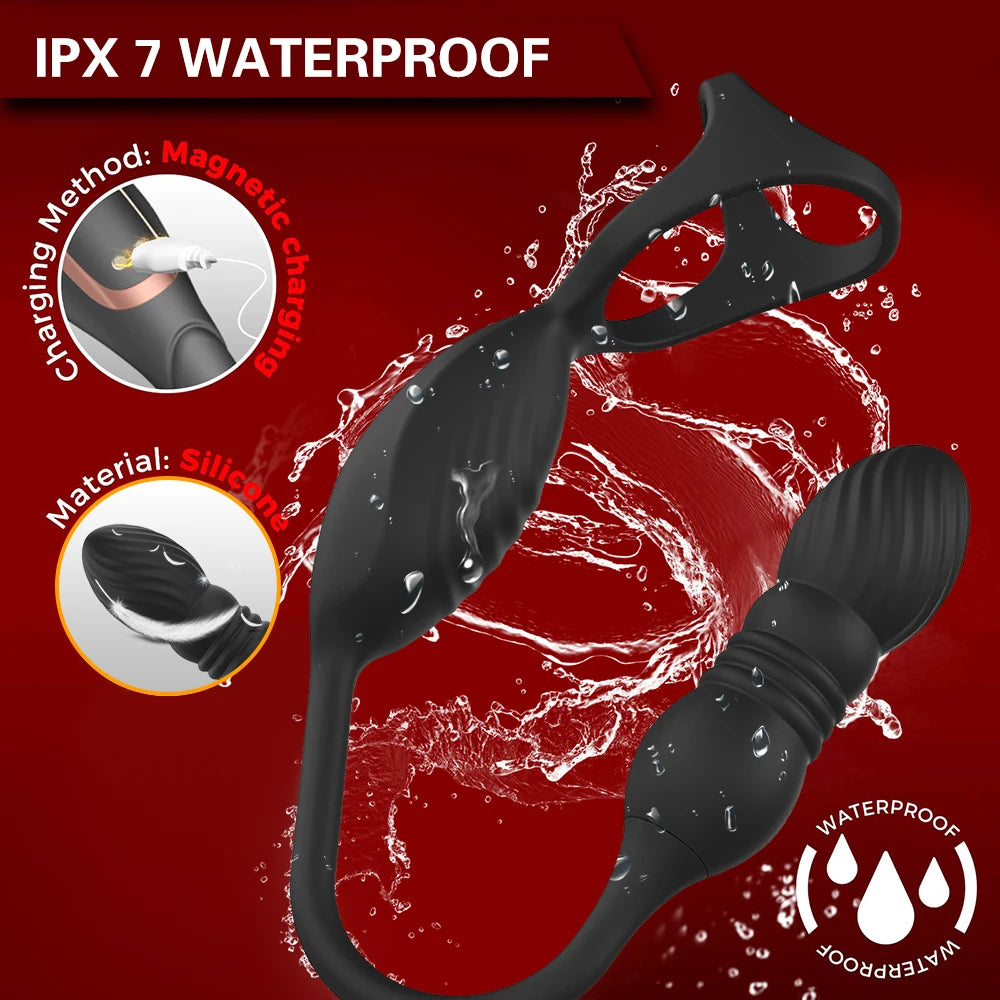 Inferno Flex – App-Controlled Telescopic Prostate Massager 🔥📱🍑
