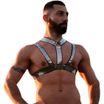 ChromeControl Metallic Bondage Harness ⚡💪