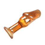 Crystal Thruster – Glass Dildo Plug with Bold Curves 💎🍯🔥