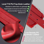 Velvettie Bond – Red Leather Restraint Cuffs 💞