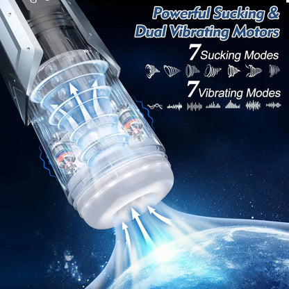 PowerGrip 3D – Thrust & Suction Smart Masturbator 2.0🔥