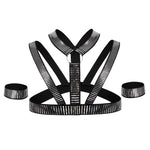 ChromeControl Metallic Bondage Harness ⚡💪