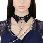 ObeyMe Leather Collar & Leash Set 🔗🖤