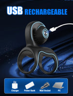 TurboGrip 2-in-1 Vibrating Cock Ring 🔥