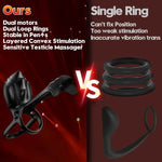 VibeStrike App-Controlled Dual Cock Ring 🔥