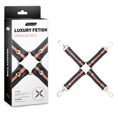 VelvetX™ Luxury Bondage Cross Buckle