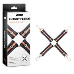 VelvetX™ Luxury Bondage Cross Buckle