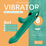 Emerald Ecstasy 3-in-1 Vibrator 💚✨