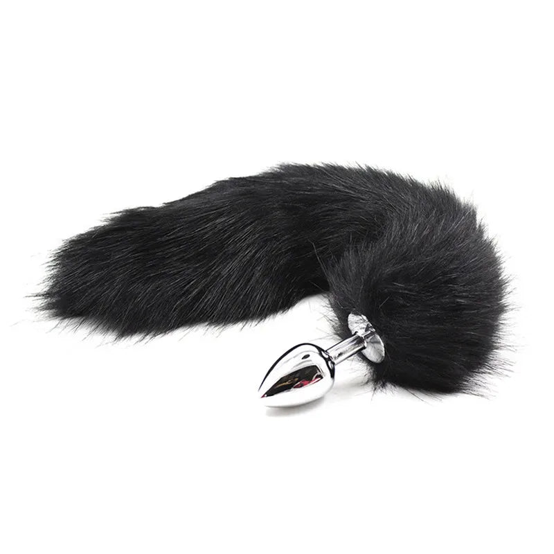 FoxyTamer – Classic Metal Plug with Realistic Tail Tease 🦊💋🔥