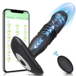 ThrustX Rider – Telescopic Prostate Plug with Remote Vibes & Girthy Shaft 💣🍑🖤