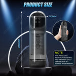 ThrustTrainer X – Smart LCD Stroker with Pump & Lick Modes 📈👅
