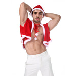 🔥Jingle Tease Santa Crop Set – Hat + Cape Edition🎅❄️