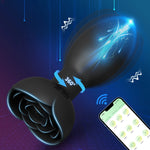 TwirlBloom – 360° Rotating Pleasure Plug with Remote Vibes 💫🌺📱