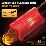 Red Lip Tease – App-Controlled Vibrating Mouth Trainer 💋📱🔥