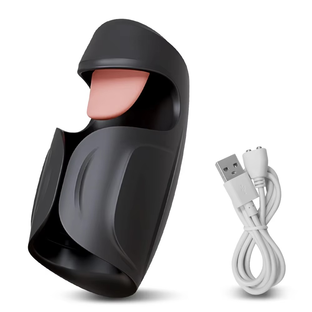 TongueTamer X – 2-in-1 Licking & Tapping Glans Vibrator for Intense Edge Training 🍒⚡🌀