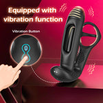 DeepPulse Prostate Massager with Flapping Shaft & Vibrating Cock Ring 💥🍑💦