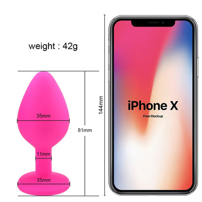 GemPlug – Soft Silicone Booty Jewel 💎🍑✨