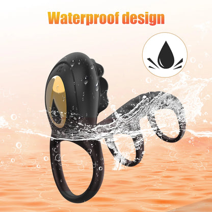 RosePulse Pro – Dual-Motor Cock Ring with Remote & App Control 🌹📱