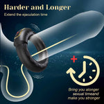 PulseTime Delay Vibe Ring – Intense Vibrating Cock Ring for Men 💪⏱️