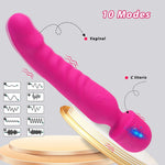 HeatSpire – 360° G-Spot Flicker Wand with Heating Pulse 🔥💦💜
