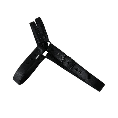 LockStrap Duo – Leather Jock & Chest Harness Set 🖤🔗