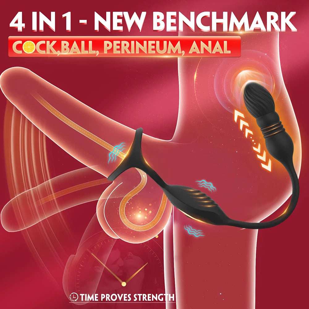 Inferno Flex – App-Controlled Telescopic Prostate Massager 🔥📱🍑