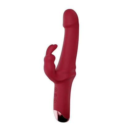 CRIMSON WHISPER – Dual Shock Bunny Vibrator 💋🐰🔥