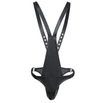 Gladiator Grip – Leather Pouch Harness Bodysuit 🖤⚔️