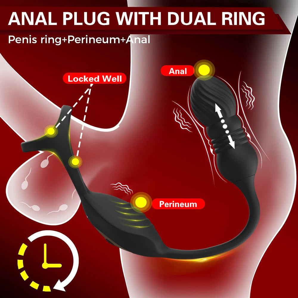 Inferno Flex – App-Controlled Telescopic Prostate Massager 🔥📱🍑