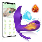 SmartApp Heated Sucking & Vibration Clit + G-Spot Massager 📱💦