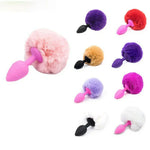 BunnyBum – Fluffy Tail Silicone Plug for Cosplay & Playtime 🍑🐰✨