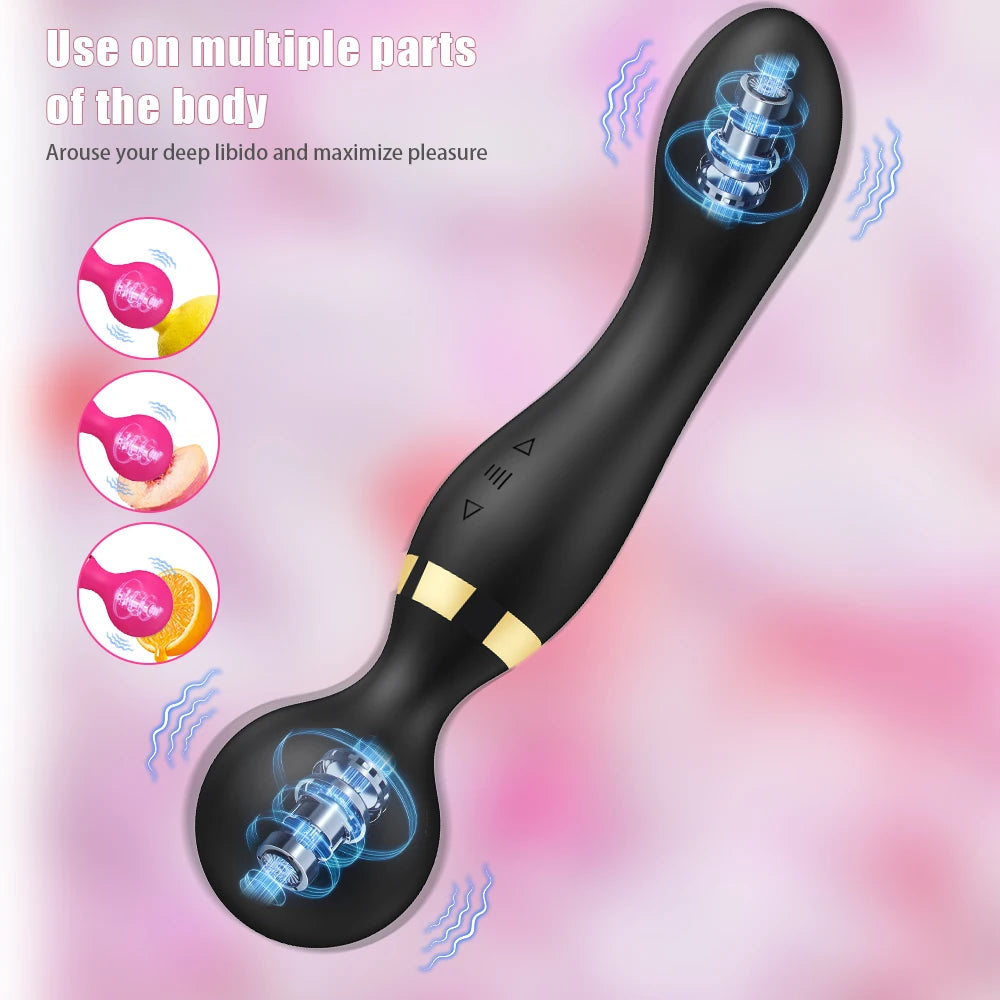 PulseGlide Duo Wand ⚡💜💦