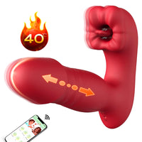 ThrustoLock 3-in-1 Vibe Strap-On 🔥⚡