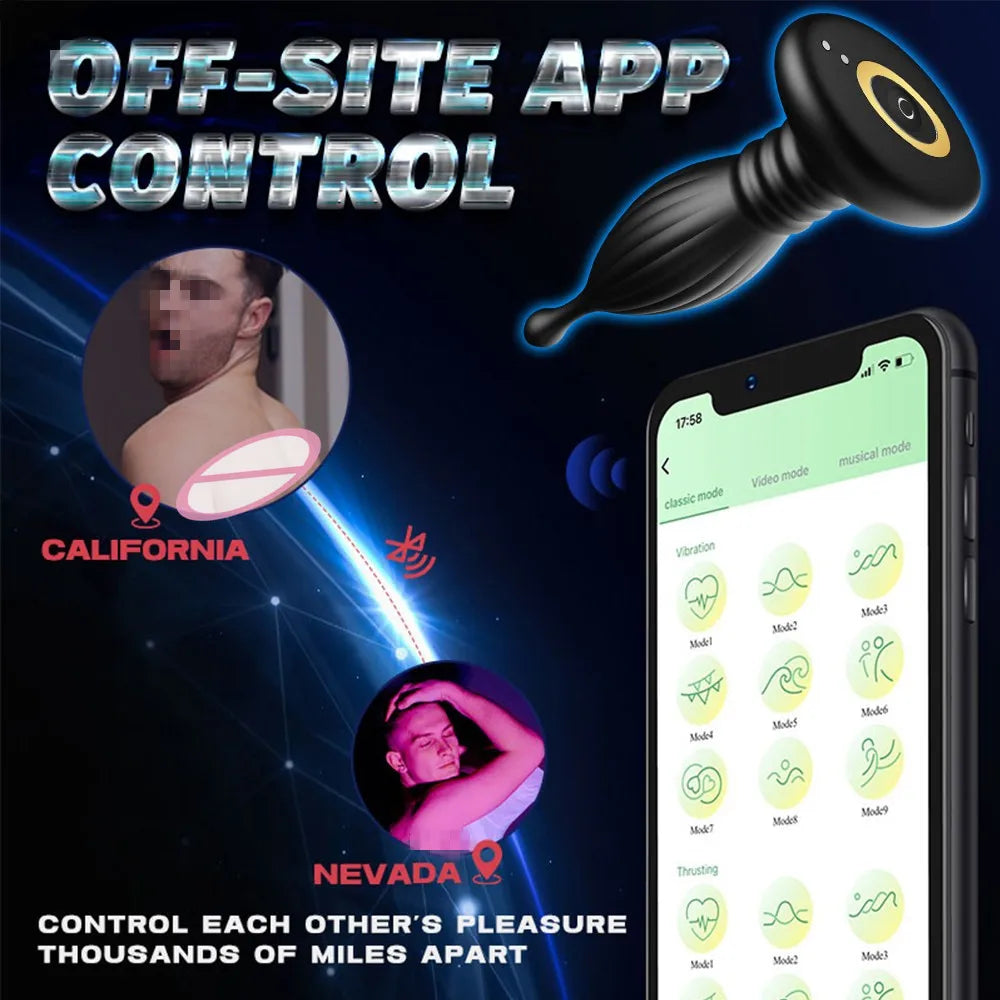 ThrustLink – Dual-Action Plug with Long-Distance App Control 🚀🍑📲