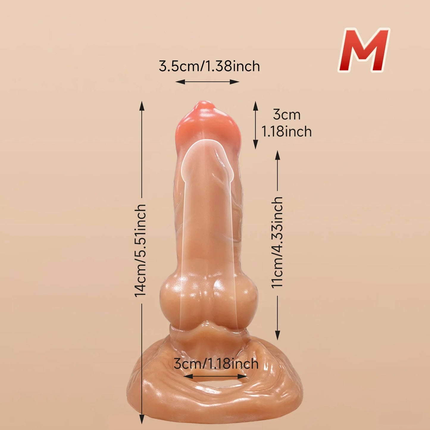 DeepStretch Supreme Cock Sleeve with Testicle Harness 🍫🔥