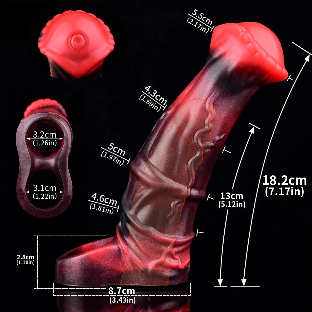 Inferno Pulse – Remote-Controlled Vibrating Penis Sleeve 🔥💣
