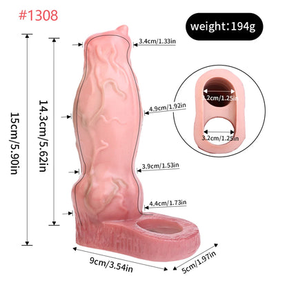 MegaGrip – Thick Boost Vein Sleeve with Ball Harness