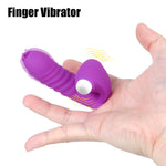 Vibrakiss – Finger Control Clit Flicker with Ribbed Anal Tip 💋🔥