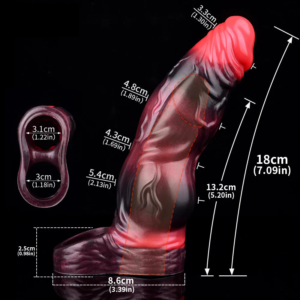 Inferno Pulse – Remote-Controlled Vibrating Penis Sleeve 🔥💣