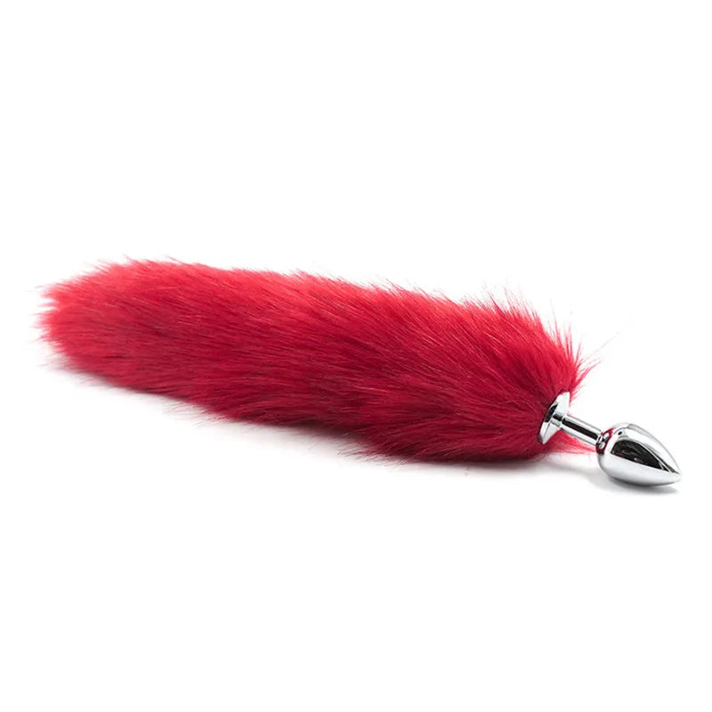 FoxyTamer – Classic Metal Plug with Realistic Tail Tease 🦊💋🔥