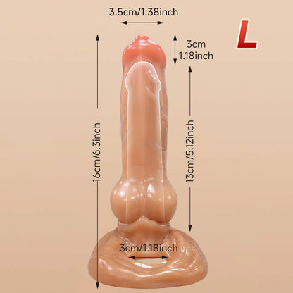 DeepStretch Supreme Cock Sleeve with Testicle Harness 🍫🔥
