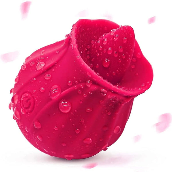 Blush Rose Tongue Vibrator 🌸