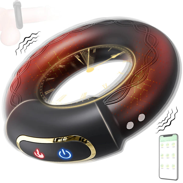 PulseTime Delay Vibe Ring – Intense Vibrating Cock Ring for Men 💪⏱️