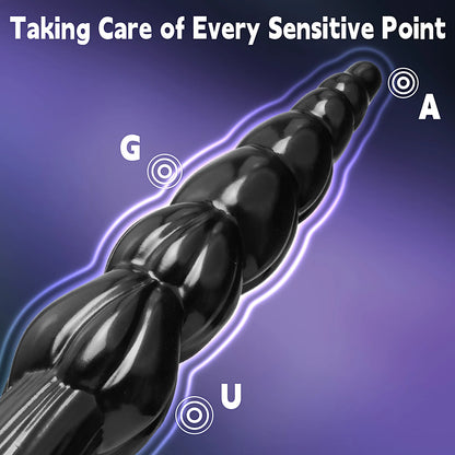 SpiralMaster Deep Drill Anal Plug 🖤💥🍑