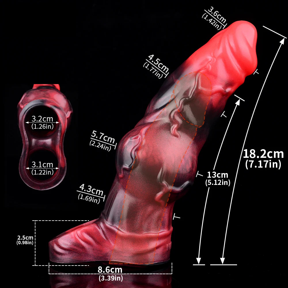 Inferno Pulse – Remote-Controlled Vibrating Penis Sleeve 🔥💣